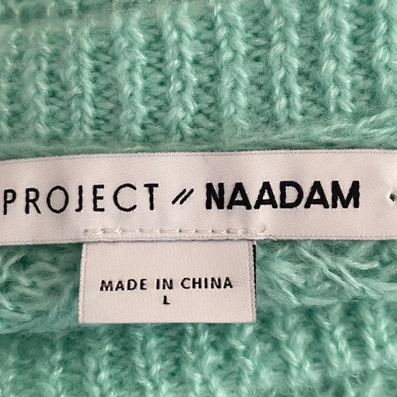 PROJECT NAADAM Sweater Knit Tied Bell Sleeve Women - Picture 6 of 10